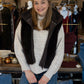 FREE PEOPLE "AFTERGLOW" FAUX FUR VEST