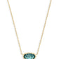 ELISA PENDANT NECKLACE GOLD LONDON BLUE ONE SIZE