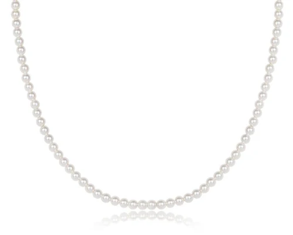 17" CHOKER CLASSIC PEARL 3MM BEAD